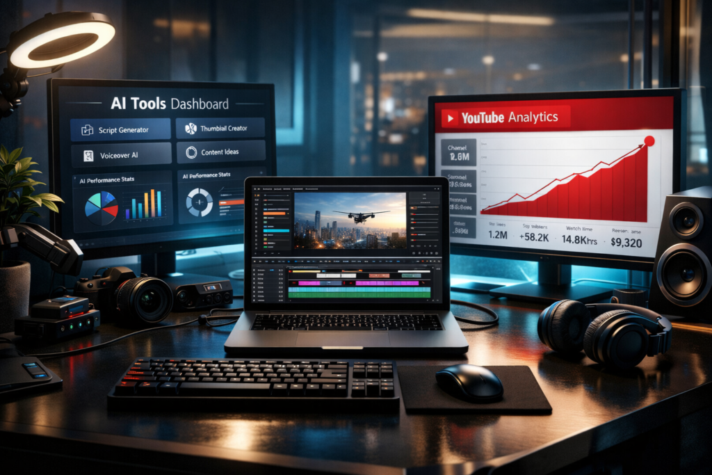 faceless youtube channel automation workflow 2026