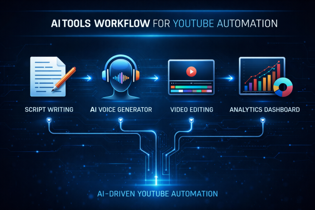 I Tried Faceless YouTube Automation with AI – My Results After 30 Days (2026) AI tools for youtube automation workflow