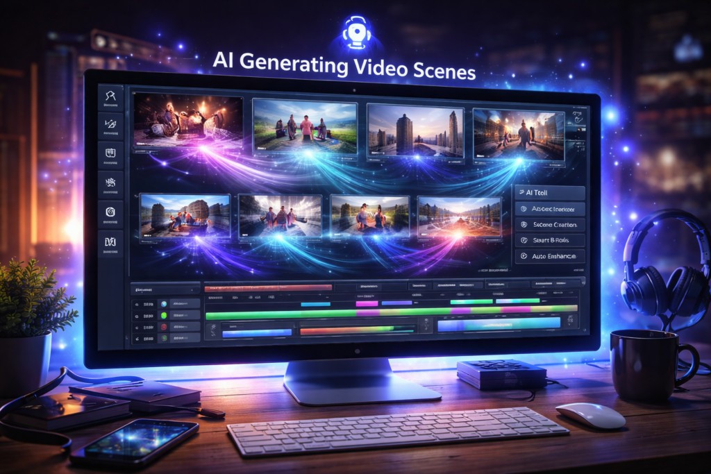Best AI Tools for Faceless YouTube Channels (Free & Paid 2026) AI tools for faceless YouTube video creation and automation dashboard
