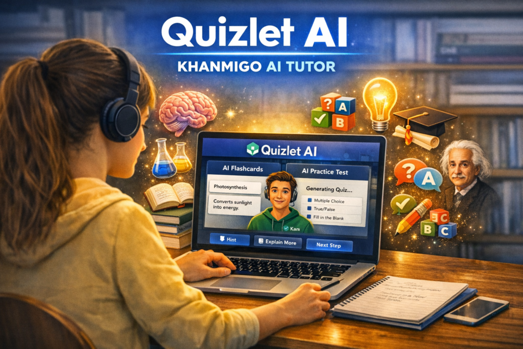 Quizlet AI flashcard study tool for students