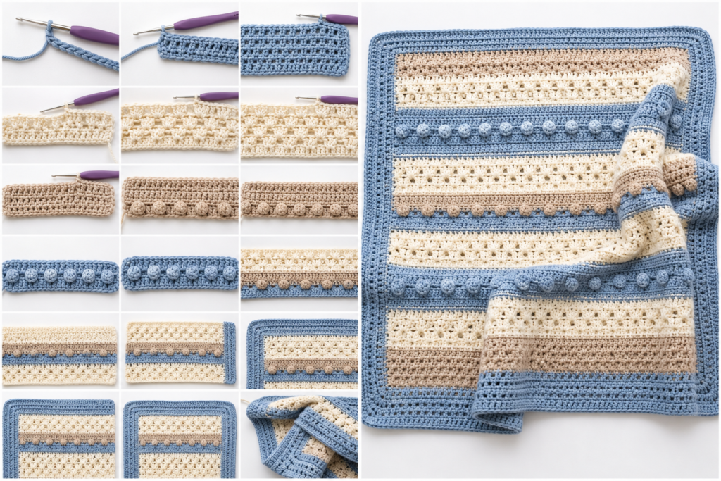 crochet stitches for blankets
