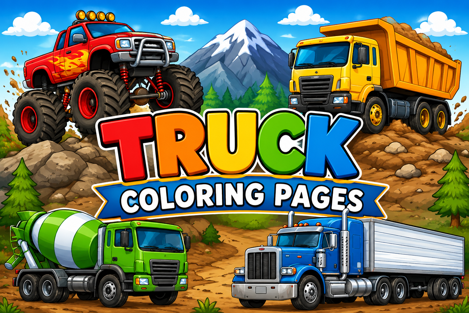 Truck Coloring Pages