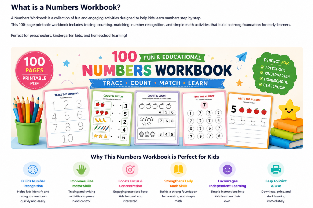 Numbers Workbook