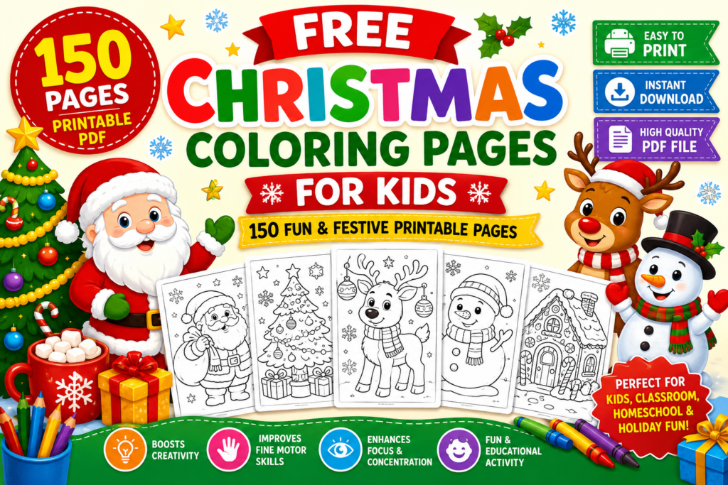 Free Christmas Coloring Pages