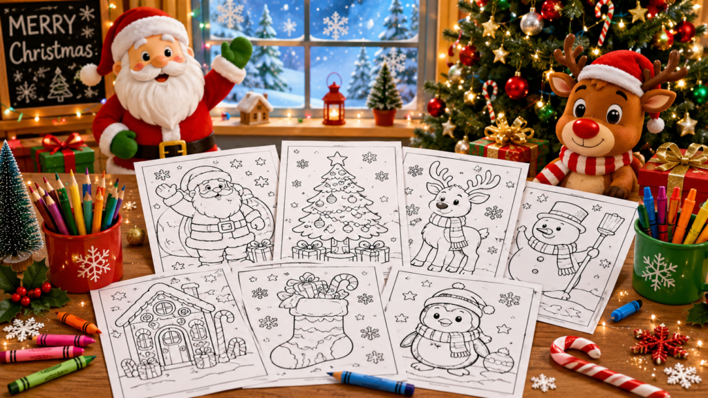 Free Christmas Coloring Pages