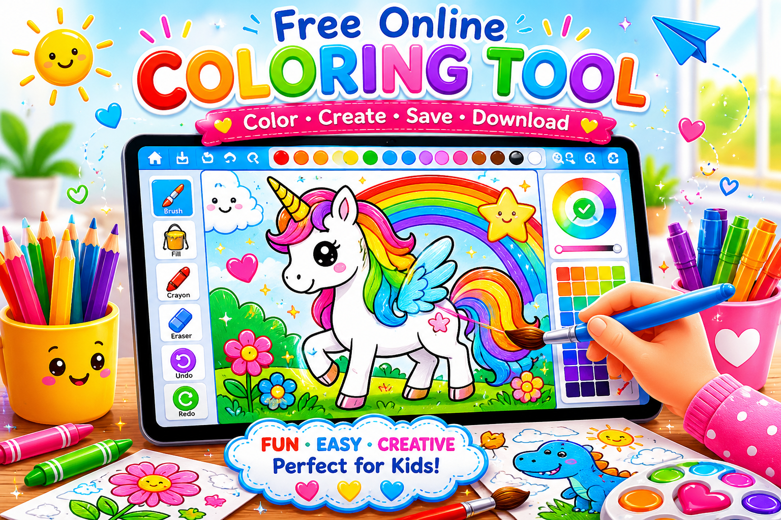 Free Online Coloring Tool