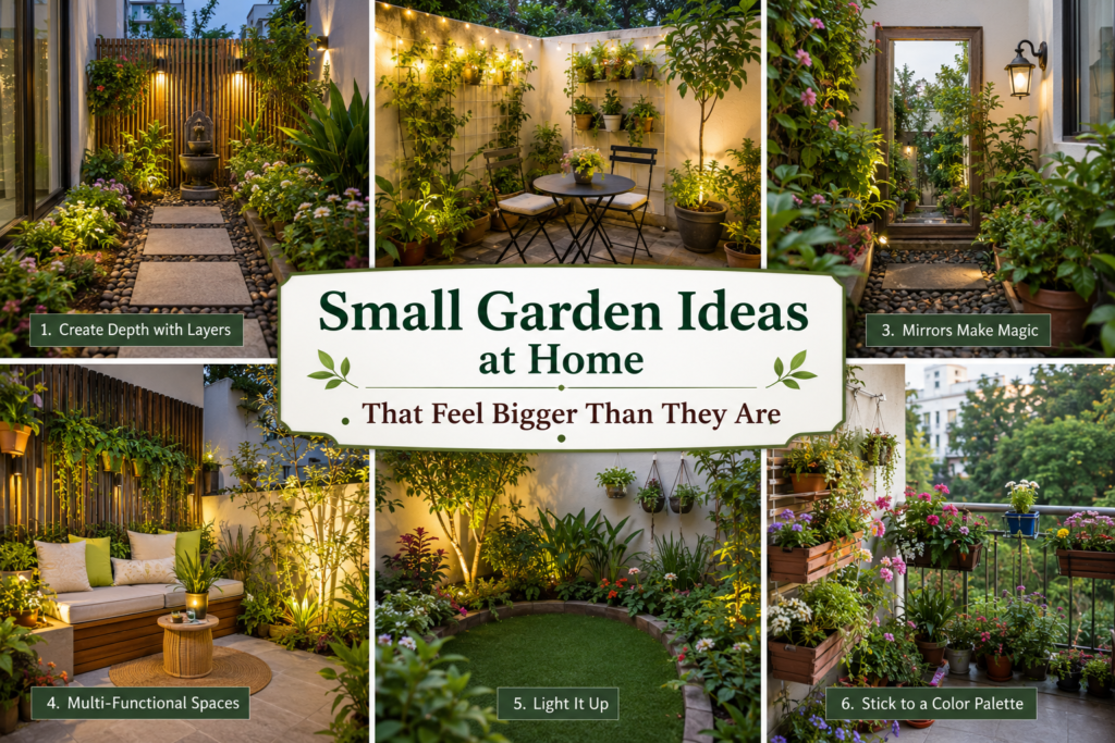 Small Garden Ideas at Home That Feel Bigger Than They Are