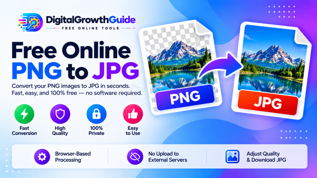 Free online PNG to JPG image converter