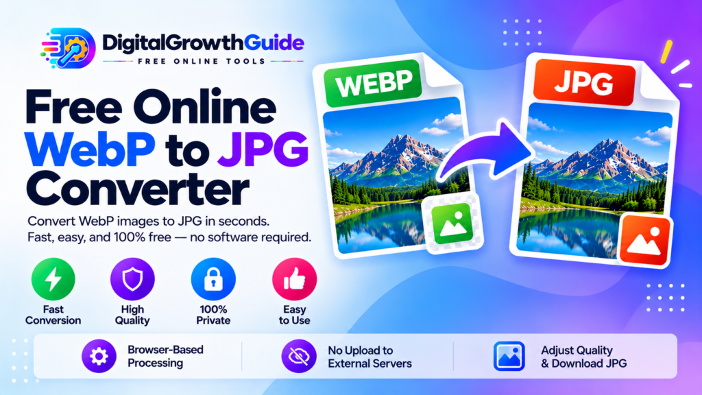 Free online WebP to JPG image converter