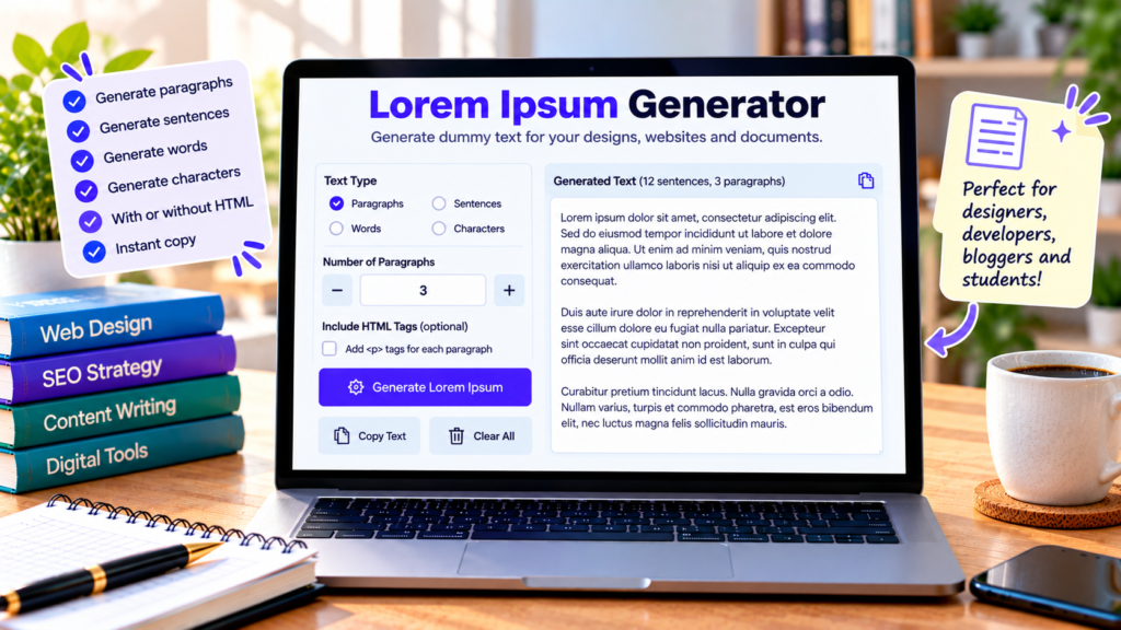 Lorem Ipsum Generator Online – Free Dummy Text Tool