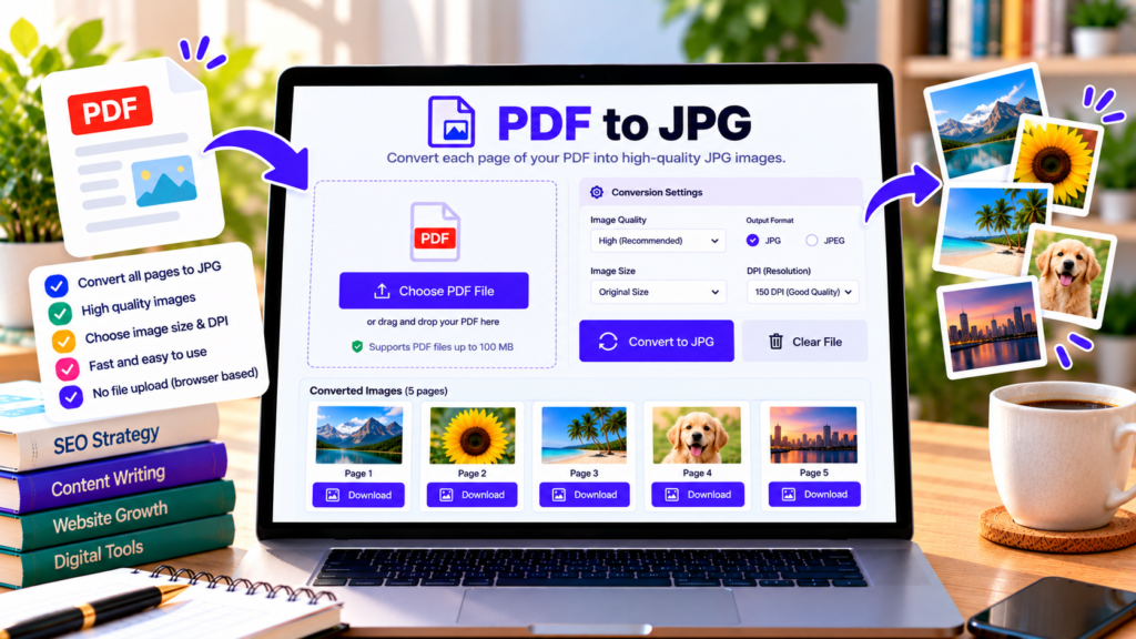 PDF to JPG Converter Online – Free PDF to Image Tool