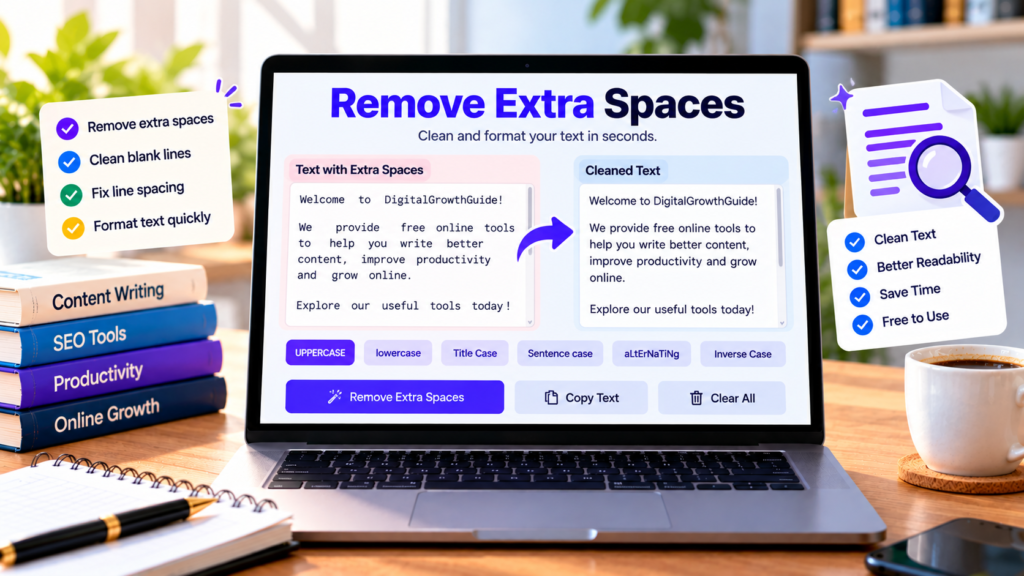 Remove Extra Spaces Tool Online